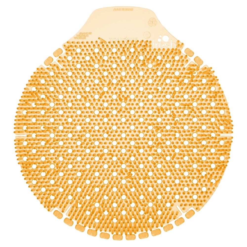 Fresh Products Summer Sunshine 2 Sided Tidal Wave Urinal Screen -- 6 per case.