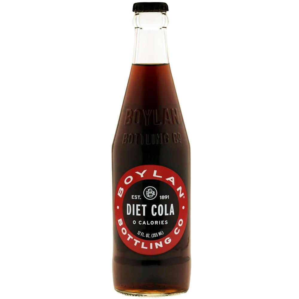 Boylan Bottling Diet Cola Soda, 12 Fluid Ounce -- 24 per case