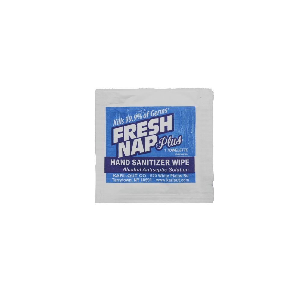 Kari-Out Antiseptic Hand Sanitizing Wipe, 7 x 4 inch -- 1000 per case