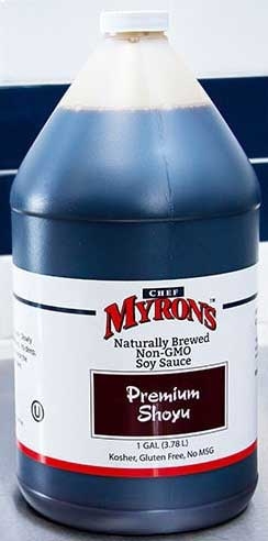 Chef Myrons Premium Shoyu Sauce, 130 Ounce -- 2 per case