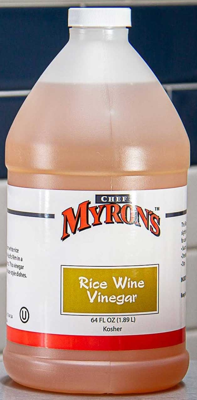 Chef Myrons Rice Wine Vinegar, 65 Fluid Ounce -- 2 per case