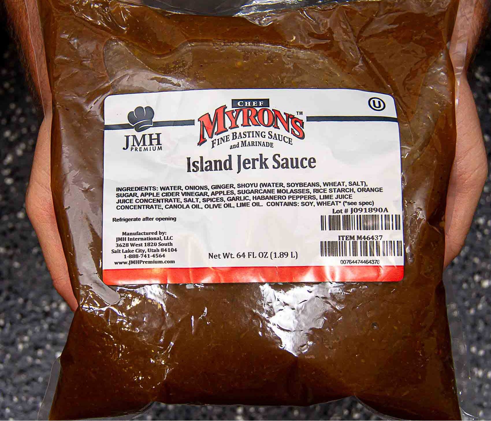 Chef Myrons Island Jerk Sauce, 65 Fluid Ounce -- 4 per case