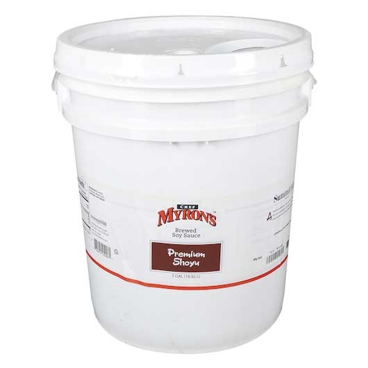 Chef Myrons Aged Shoyu Sauce, 5 Gallon