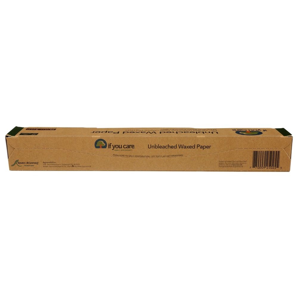 If You Care All Natural 00 Percent Unbleached Waxed Paper, 75 Square Feet -- 12 per case