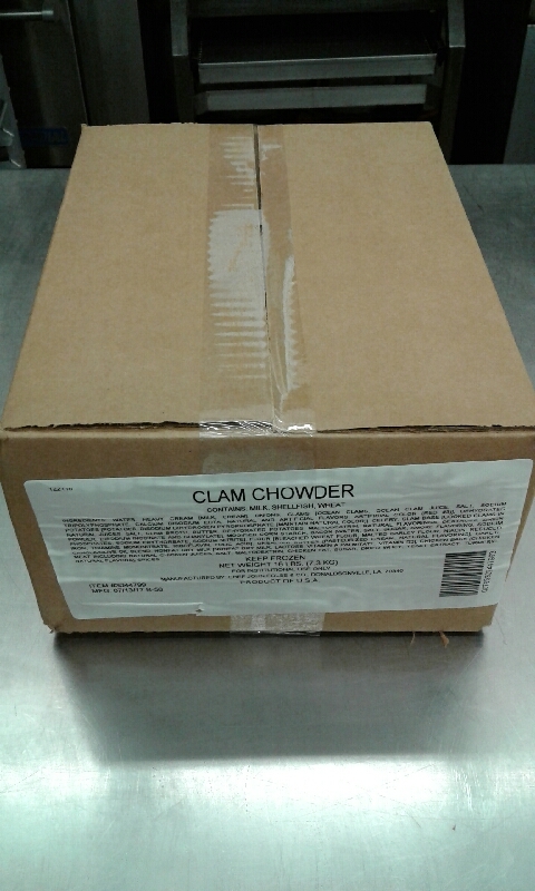 Chef John Folse Clam Chowder, 4 Pound -- 4 per case.