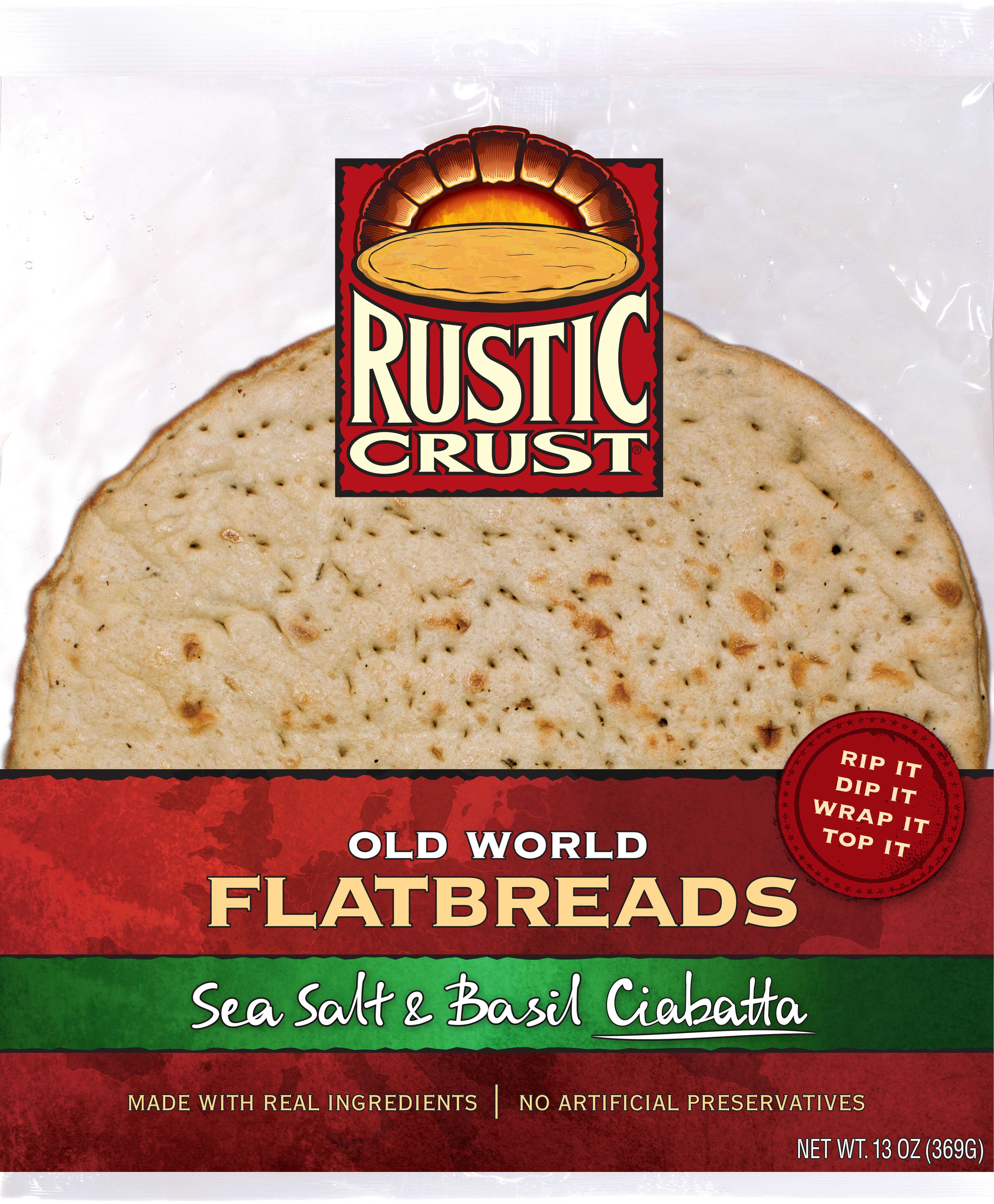 Rustic Crust Ciabatta Flatbread, 12 Inch -- 6 per case