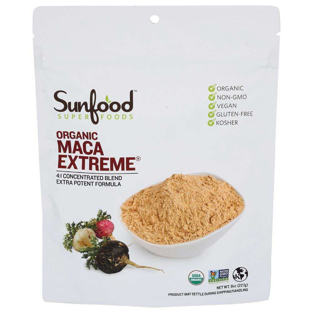 Sunfood Organic Maca Extreme, 8 Ounce