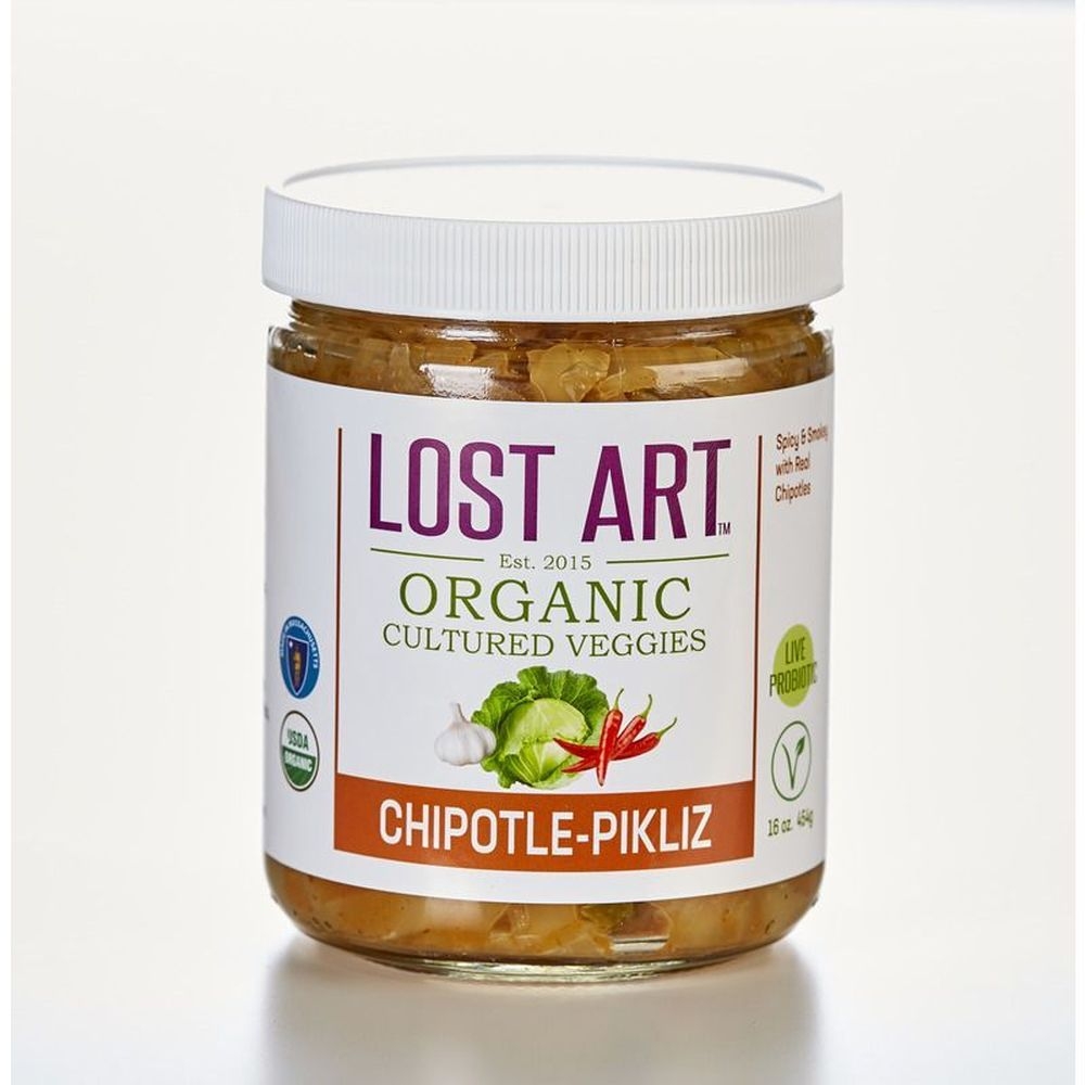 Lost Art Cultured Foods Organic Chipotle Kraut, 16 Ounce -- 6 per case