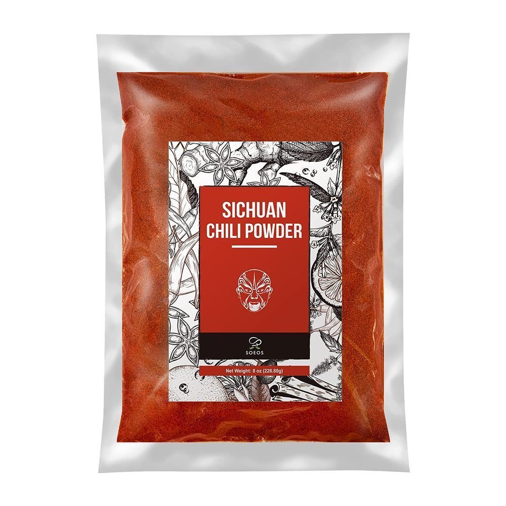 Soeos Premium Sichuan Chili Powder, 8 Ounce -- 50 per case