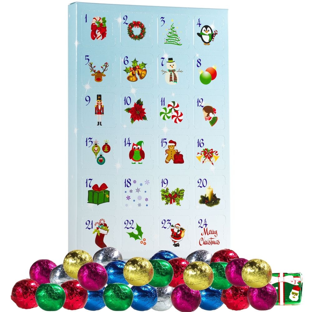 Lovery Chocolate Advent Calendar with Milk Chocolate, 1 Pound