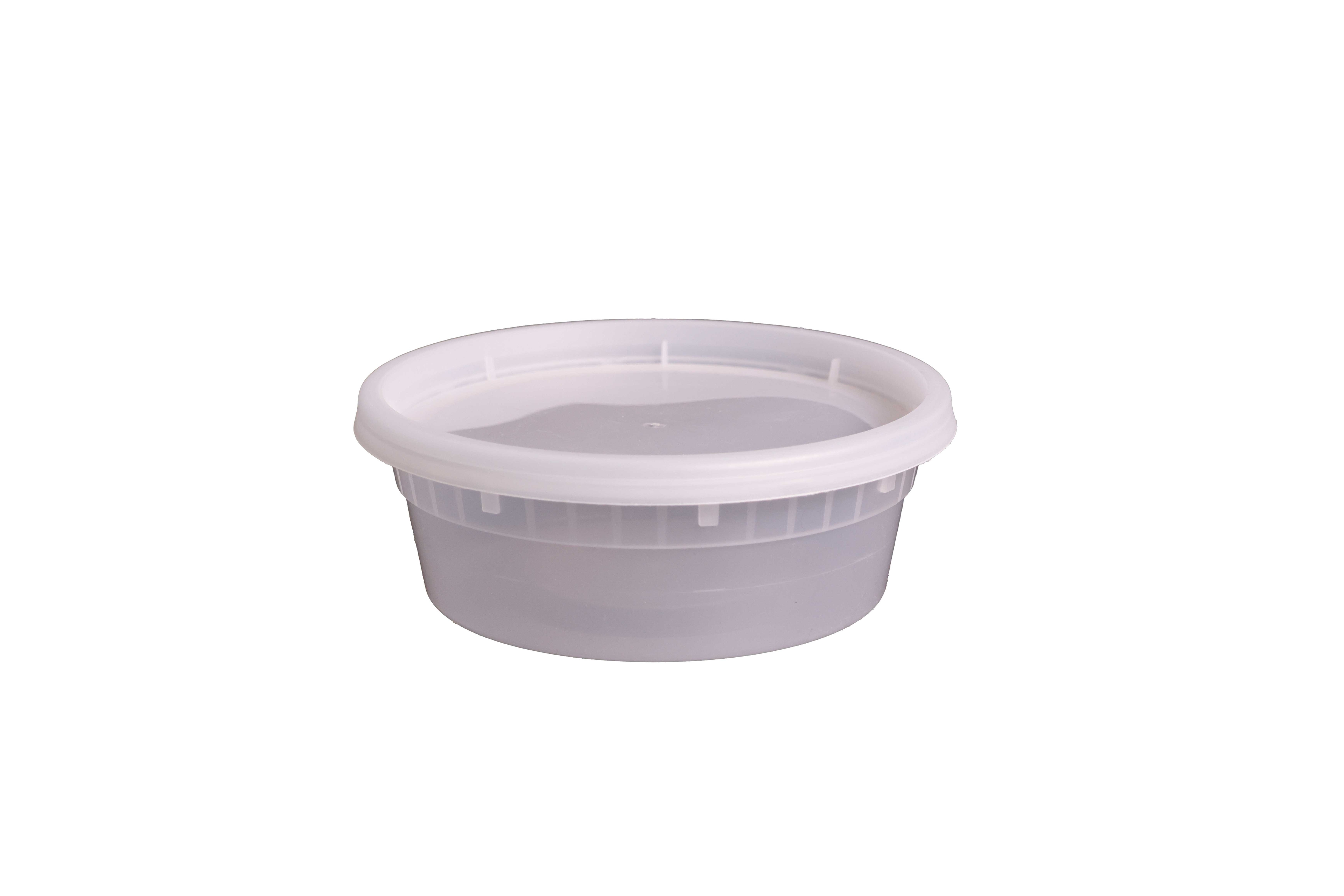 Greensaver Hot/Cold Polypropylene Deli Container Combo, 8 Ounce -- 240 per case.