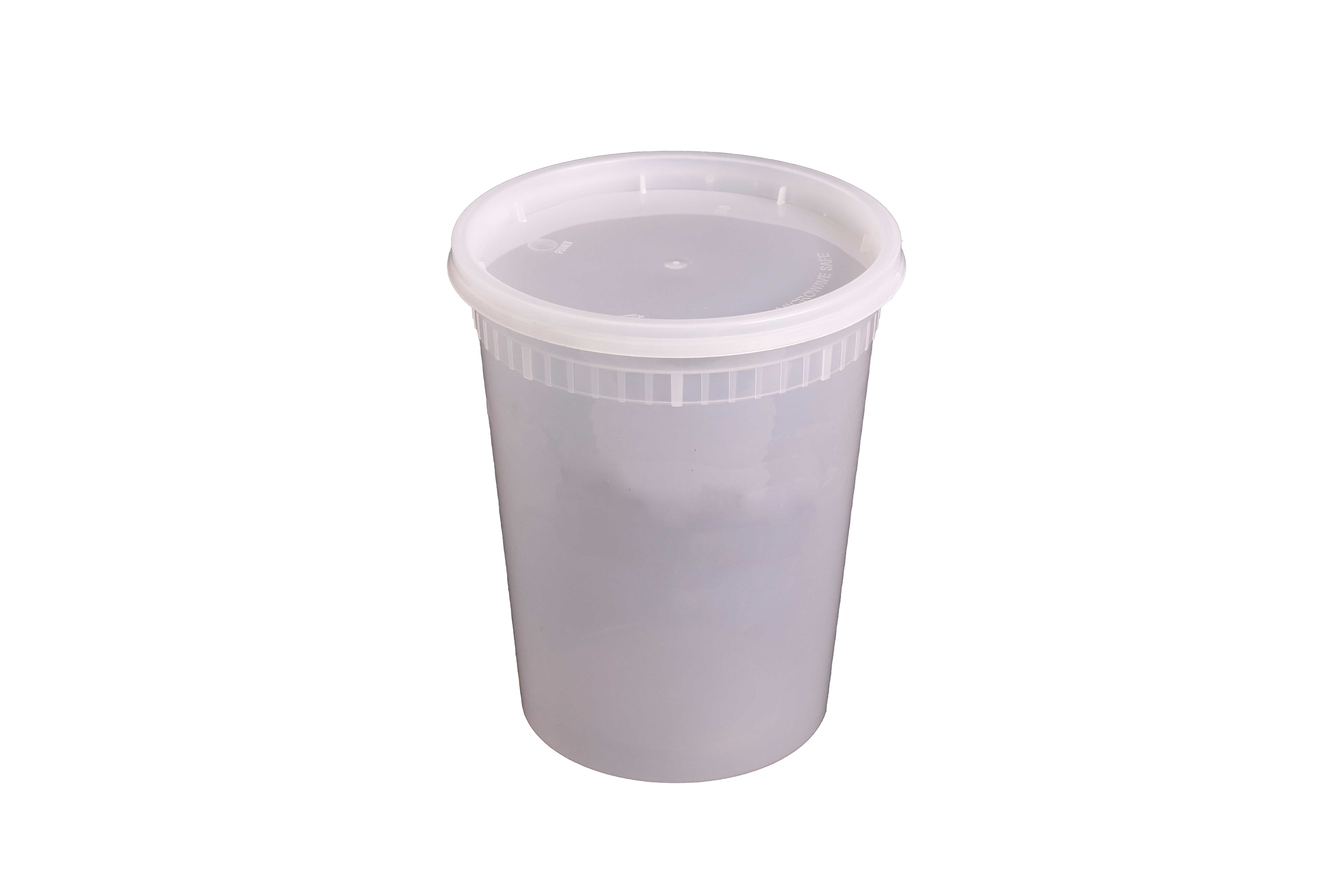 Greensaver Hot/Cold Polypropylene Deli Container Combo, 32 Ounce -- 240 per case.