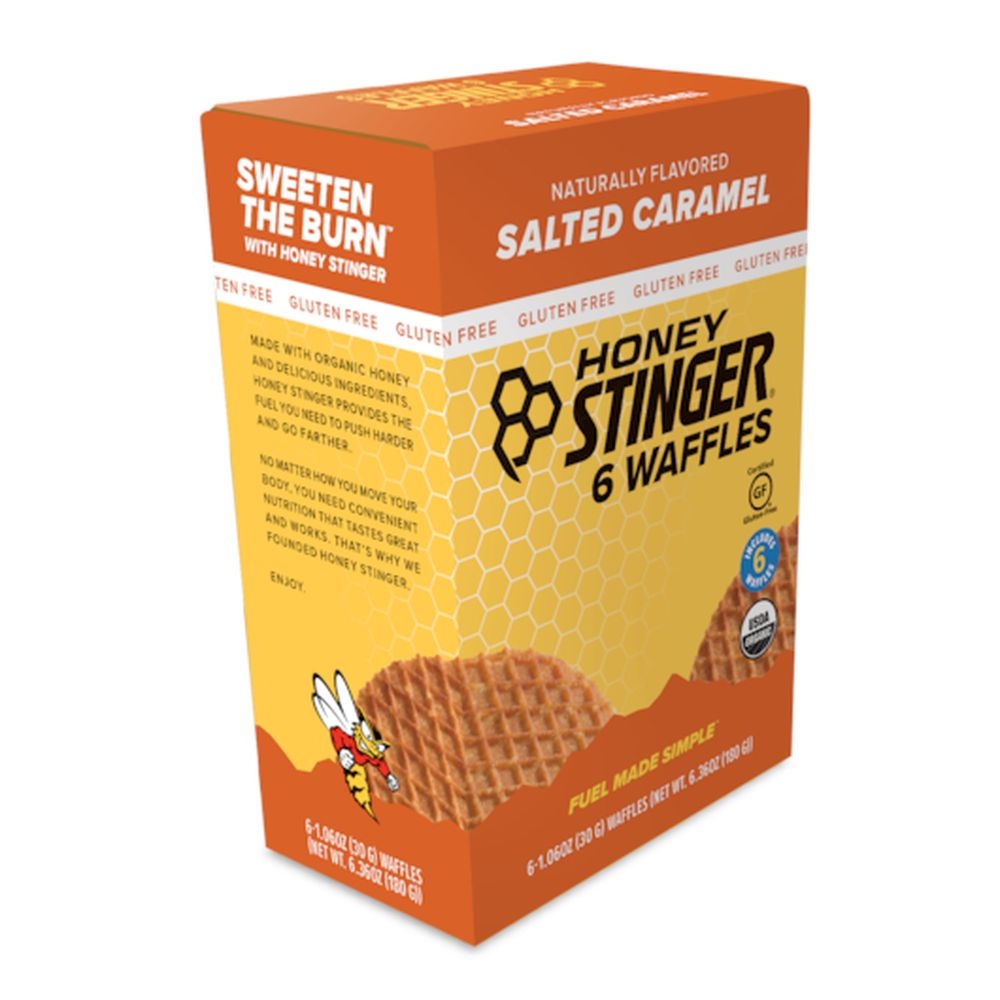 Honey Stinger Organic Salted Caramel Waffle, 6.36 Ounce -- 4 per case