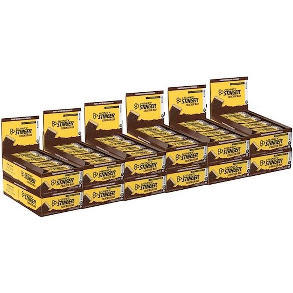Honey Stinger Peanut Butter Dark Chocolate Cracker Bar, 1.94 Ounce -- 144 per case