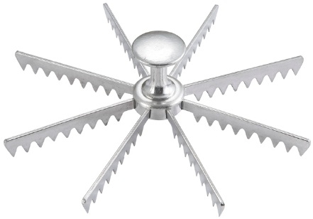 Winco Aluminum 8 Cut Pie Cake Marker