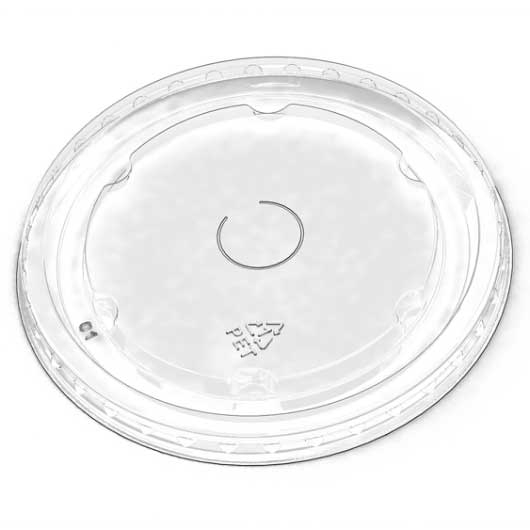 Freal PET Clear Flat Lid - 1000 count per pack -- 1 pack