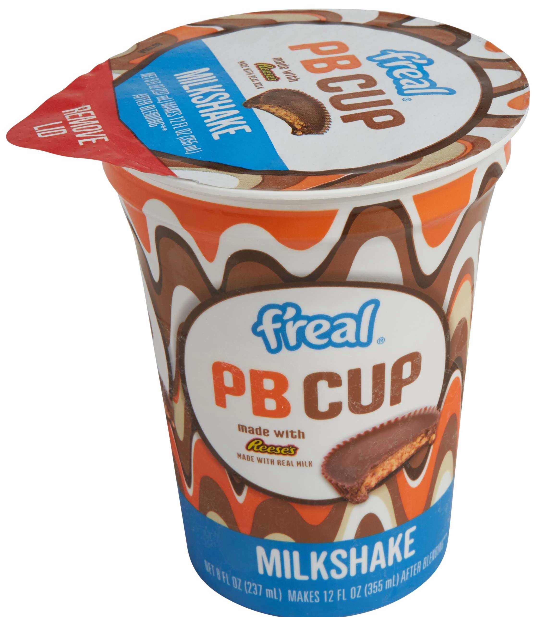 Freal Peanut Butter Cup with Reeses Milkshake, 8 Fluid Ounce -- 12 per case