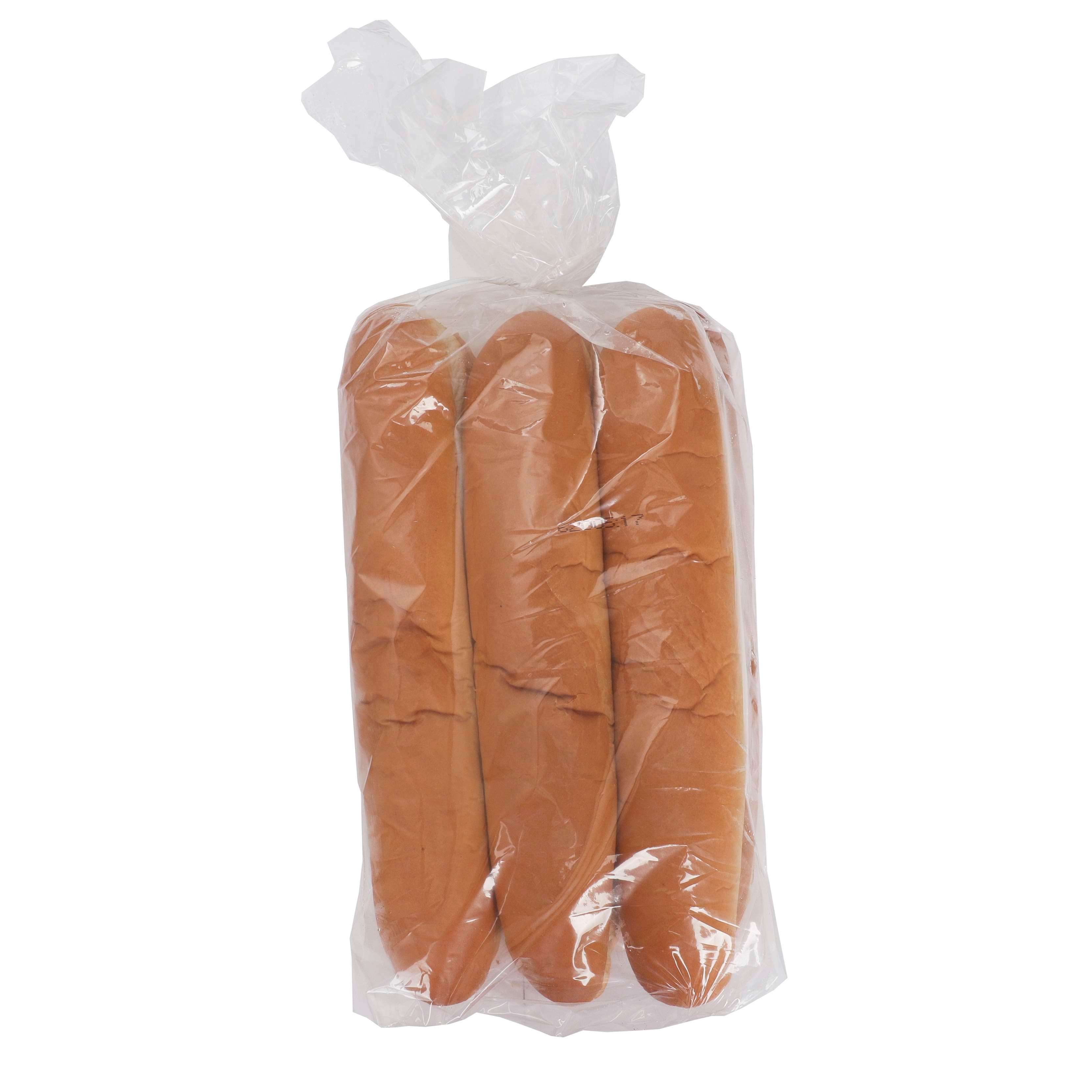 Aunt Millies Bakehouse Footlong Hot Dog Bun, 6 count per pack -- 12 per case