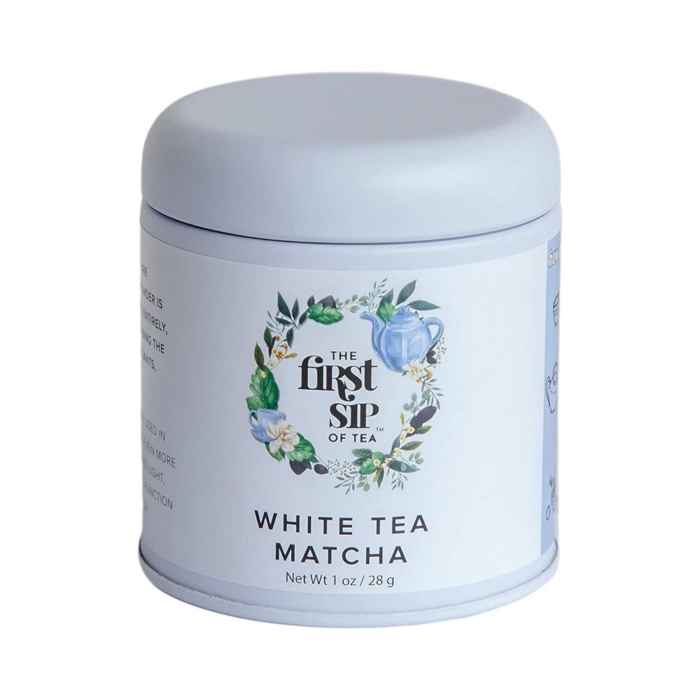 The First Sip Of Tea White Tea Matcha Powder, 1 Ounce Tin -- 6 per case