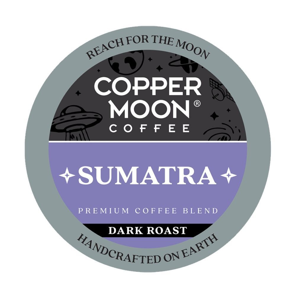 Copper Moon Sumatra Blend Single Serve Coffee Pods for Keurig K-Cup Brewers, 80 count