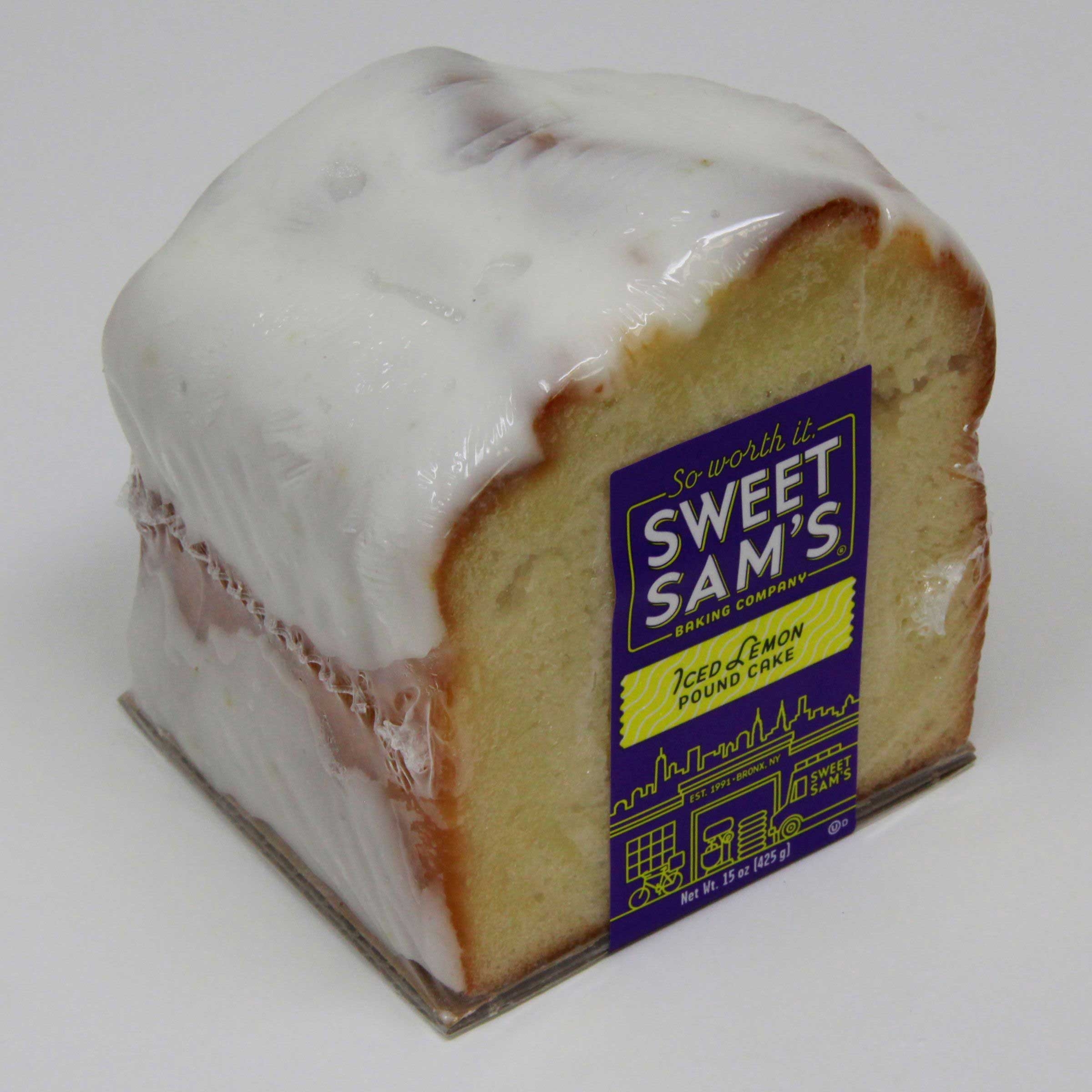 Sweet Sams Iced Lemon Pound Cake -- 4 per case