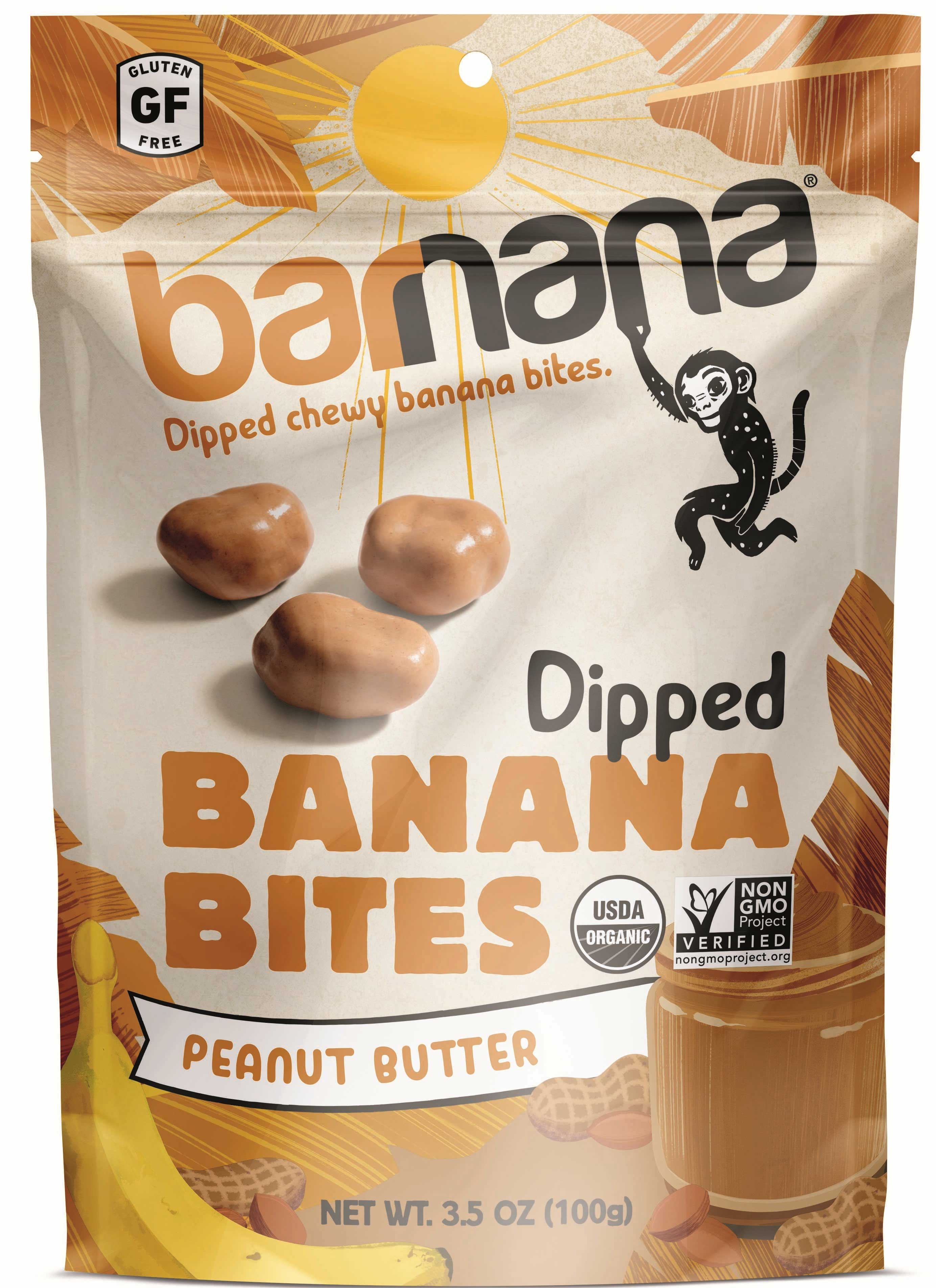 Barnana Peanut Butter Banana Bites, 3.5 Ounce -- 6 per case