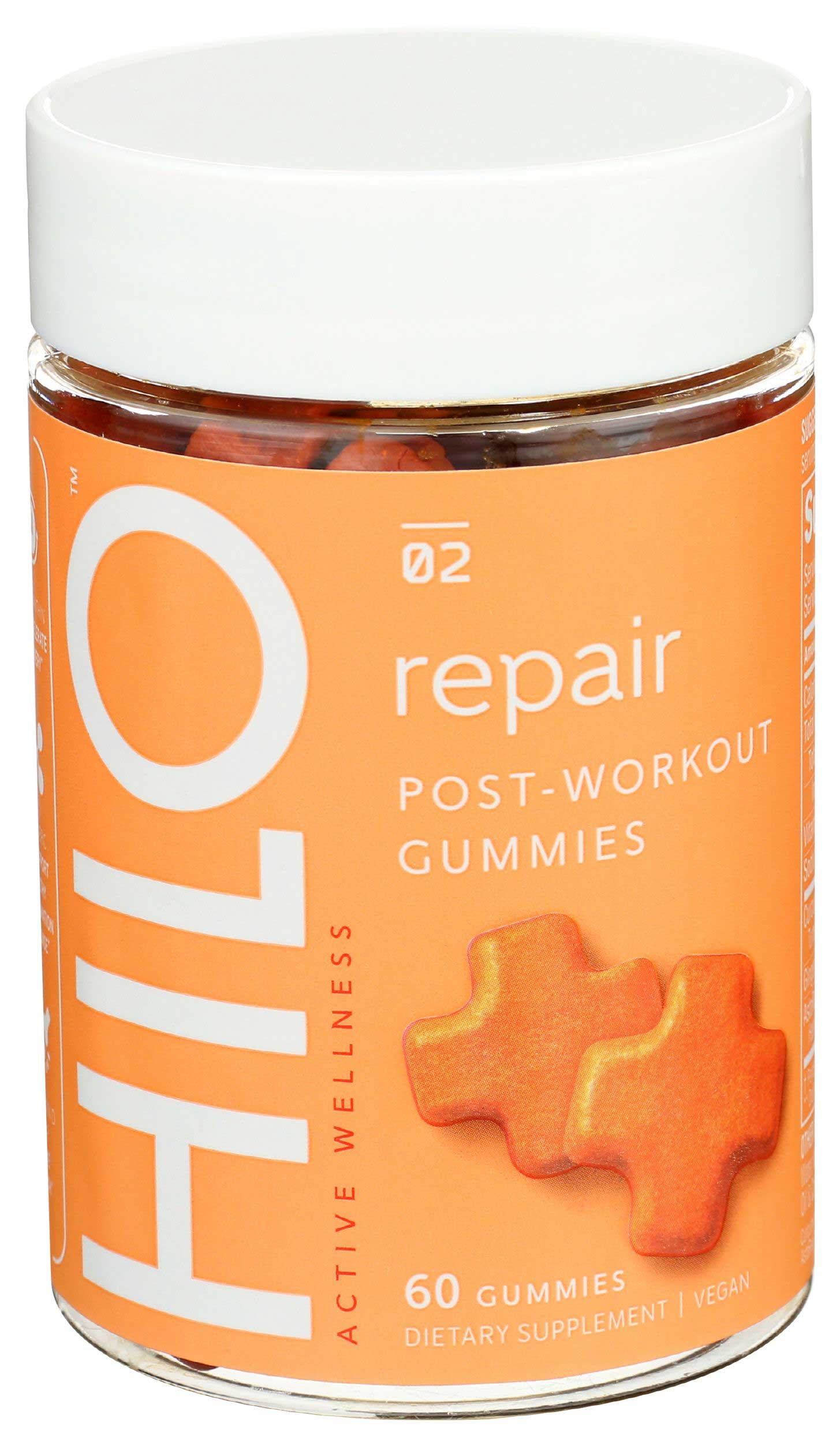 Hilo Repair Post-Workout Gummies, 60 count