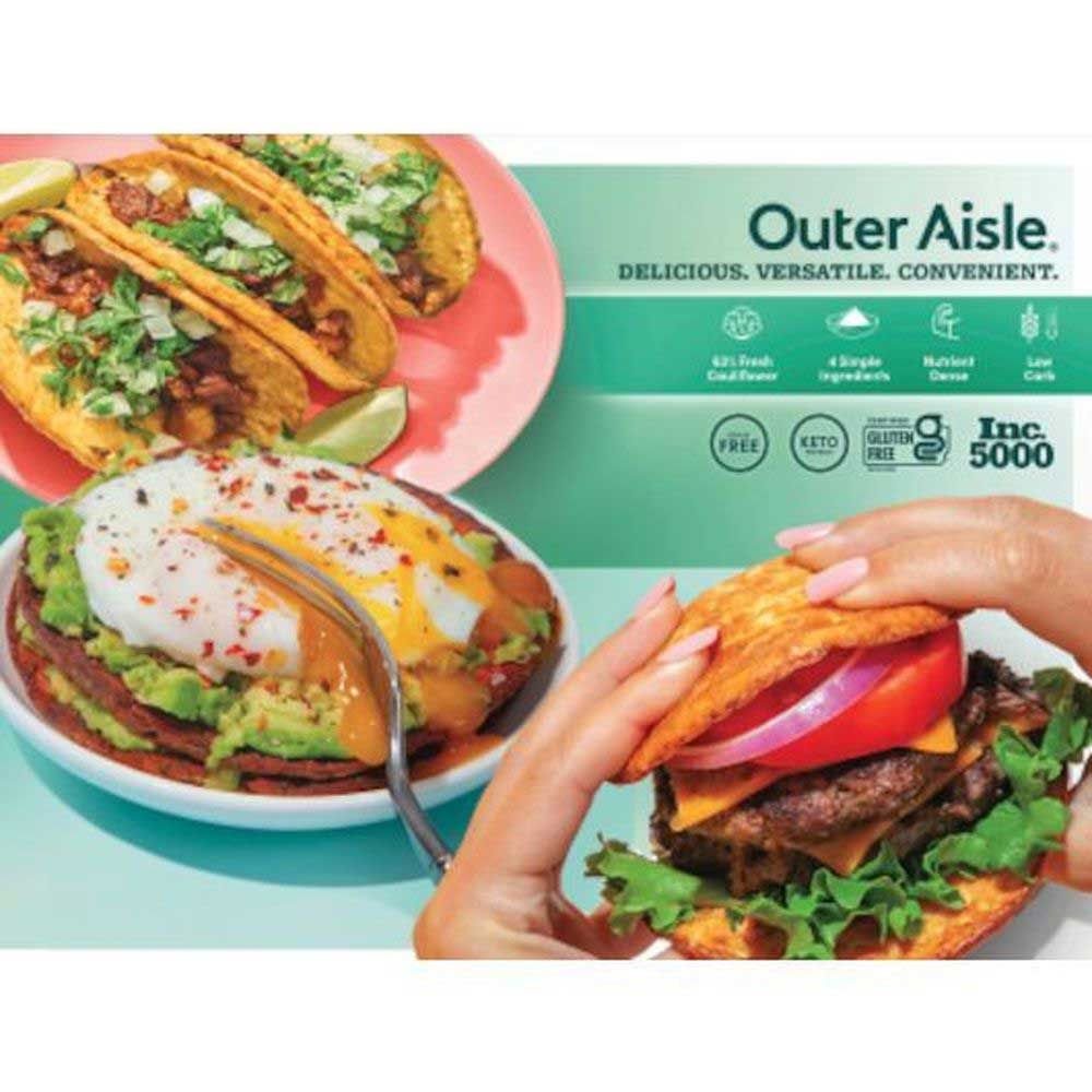 Outer Aisle Plant Based Original Sandwich Thins, 6 count -- 72 per case