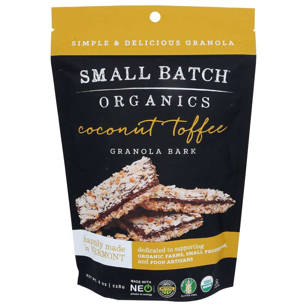 Small Batch Organic Coconut Toffee Granola Bark, 8 Ounce -- 6 per case
