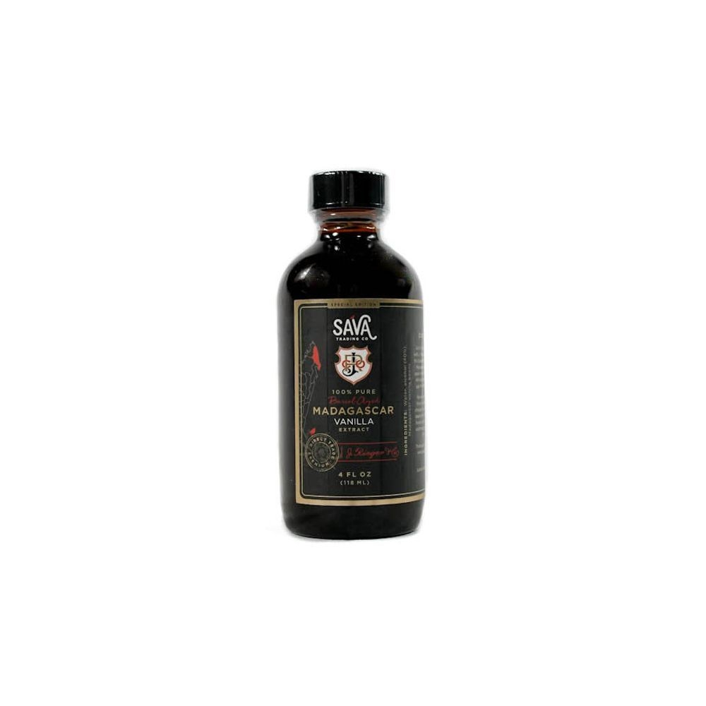 SAVA Barrel-Aged Madagascar Pure Vanilla Extract, 4 Ounce -- 12 per case