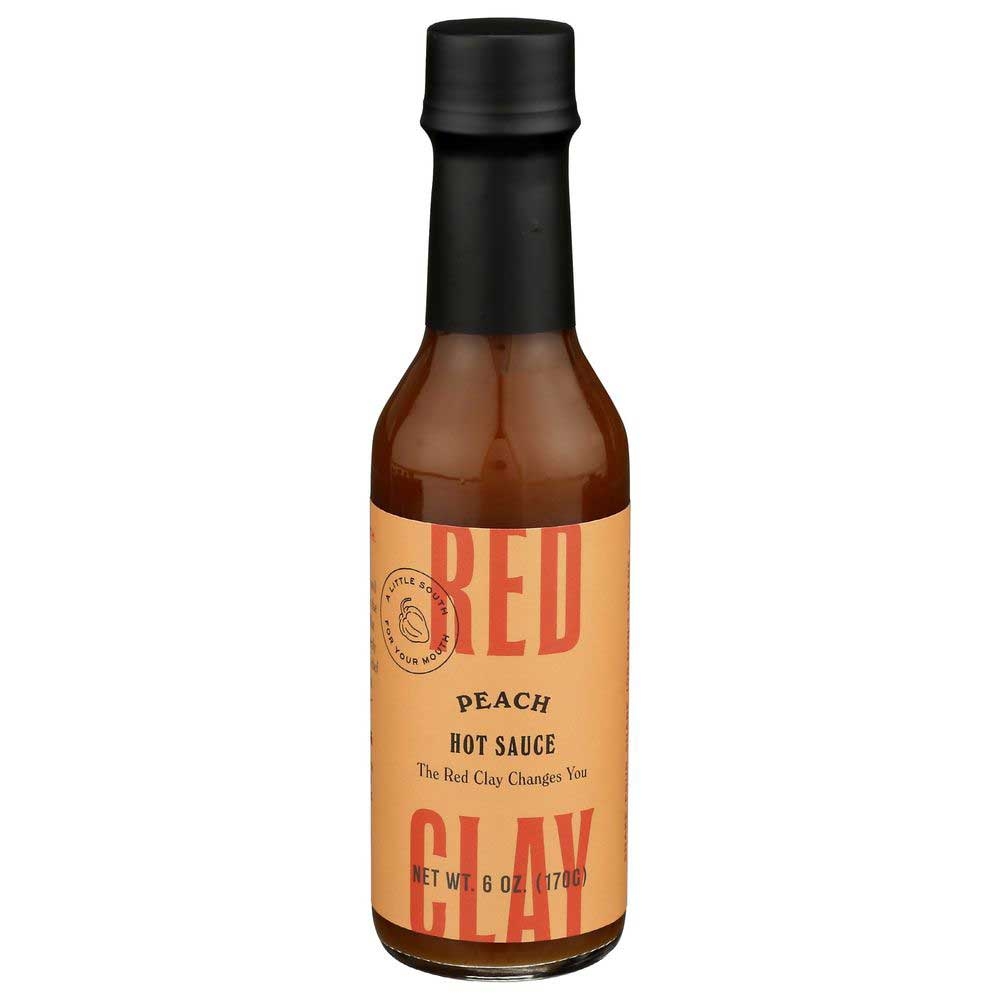 Red Clay Spicy Peach Hot Sauce, 5 Fluid Ounce -- 6 per case