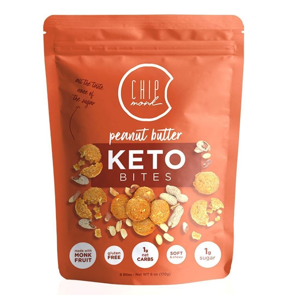 ChipMonk Baking Peanut Butter Keto Cookie Bites, 6 Ounce -- 20 per case