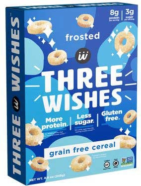 Three Wishes Frosted Cereal, 8.6 Ounce -- 6 per case