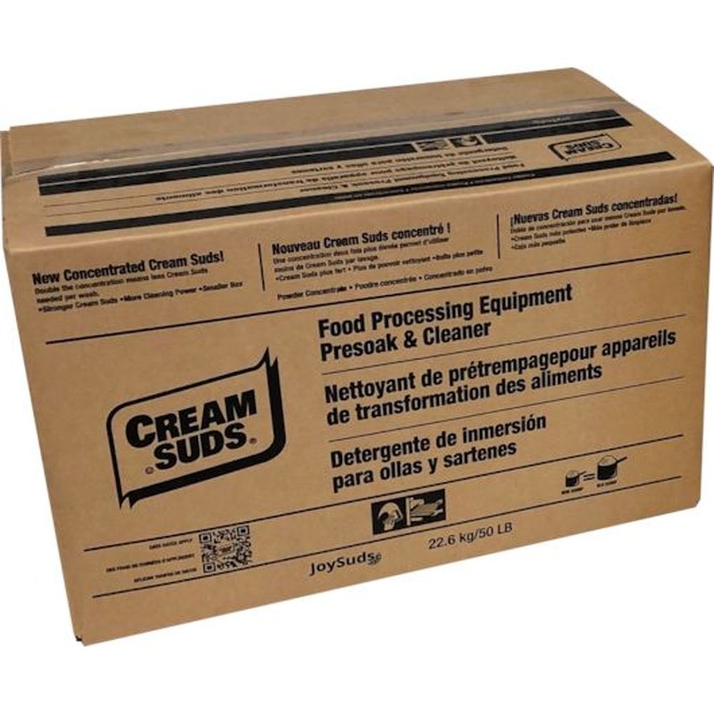Cream Suds Food Processing Equipment Presoak and Cleaner, 50 Pound