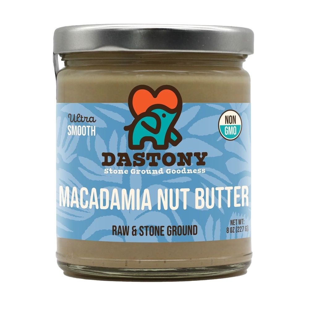 Dastony Natural Macadamia Nut Butter, 8 Ounce -- 12 per case