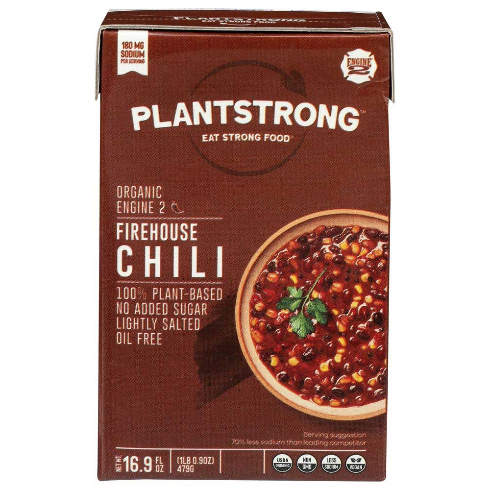 Plantstrong Organic Engine 2 Firehouse Chili Broth, 16.9 Fluid Ounce -- 6 per case