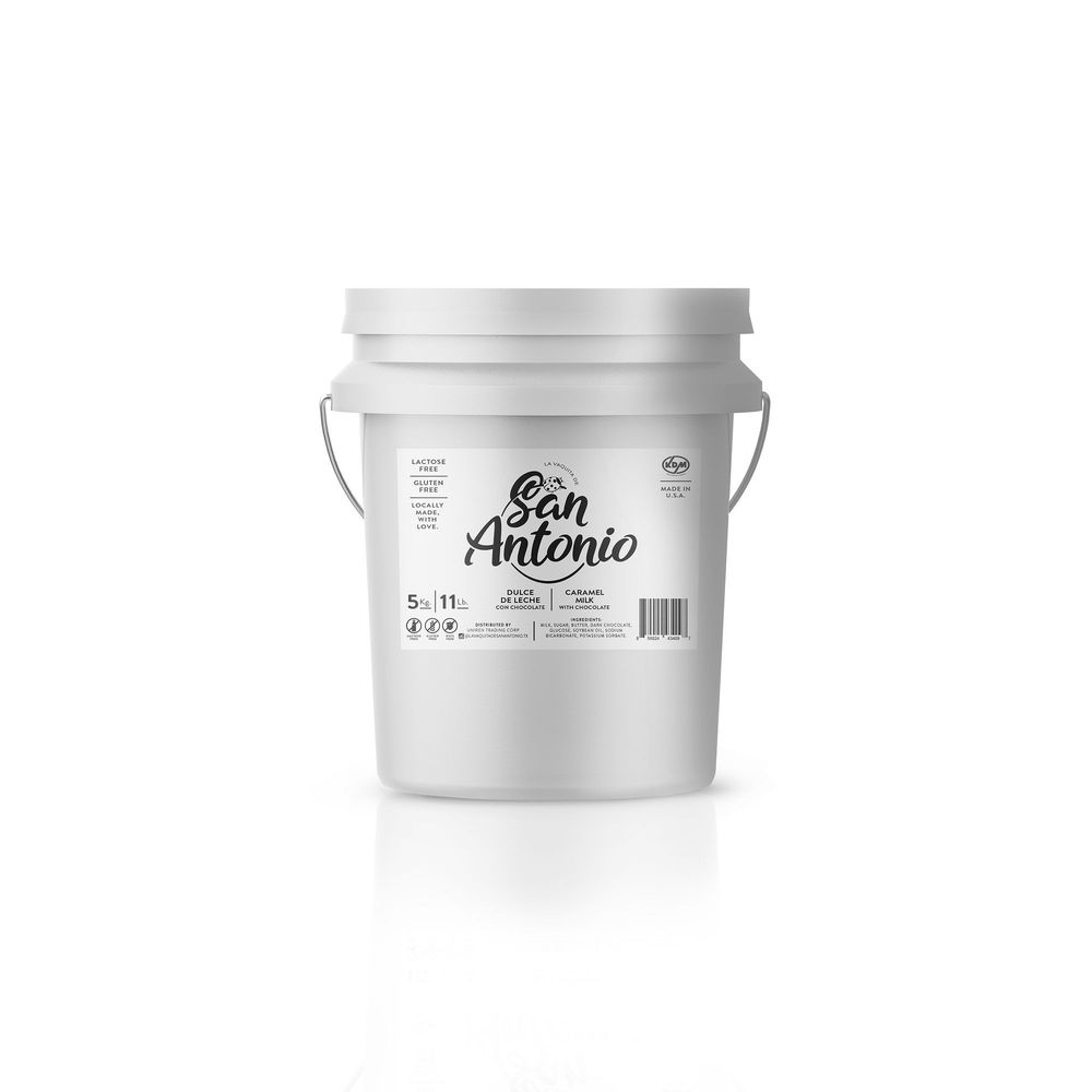 La Vaquita de San Antonio Milk Caramel with Chocolate, 11 Pound Pail