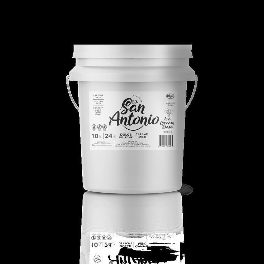 La Vaquita de San Antonio Milk Caramel Ice Cream Base, 24 Pound Pail