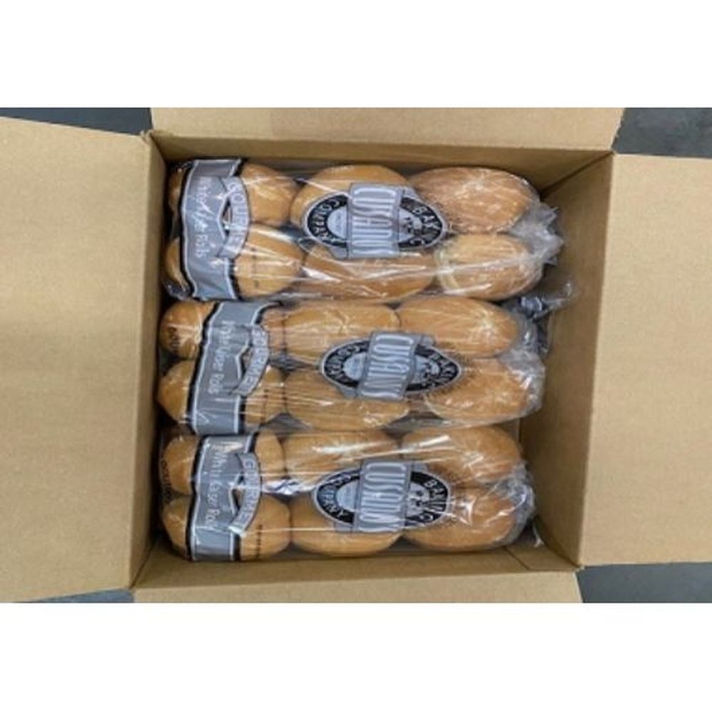 Cusanos Plain Sliced Kaiser Roll, 4.5 inch -- 72 per case