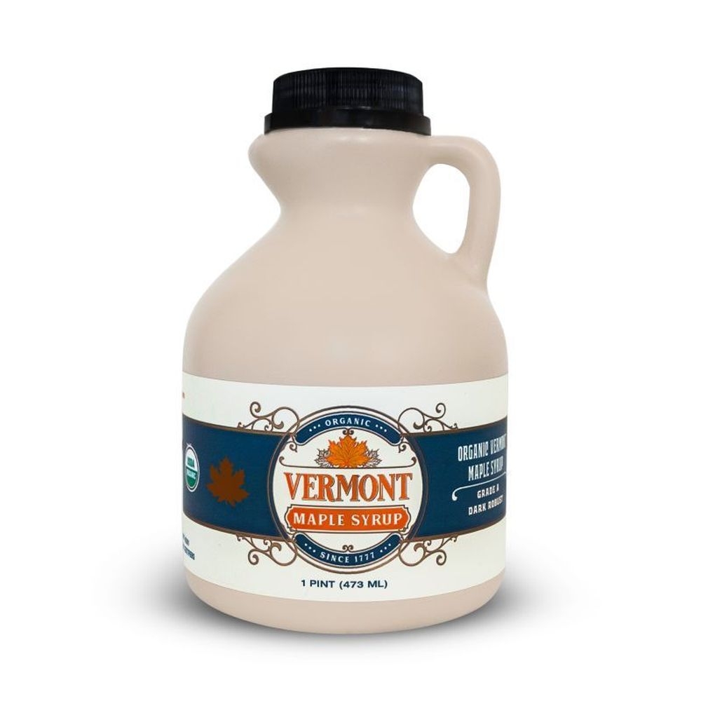 Vermont Maple Syrup Organic Dark Maple Syrup, 16 Ounce -- 12 per case