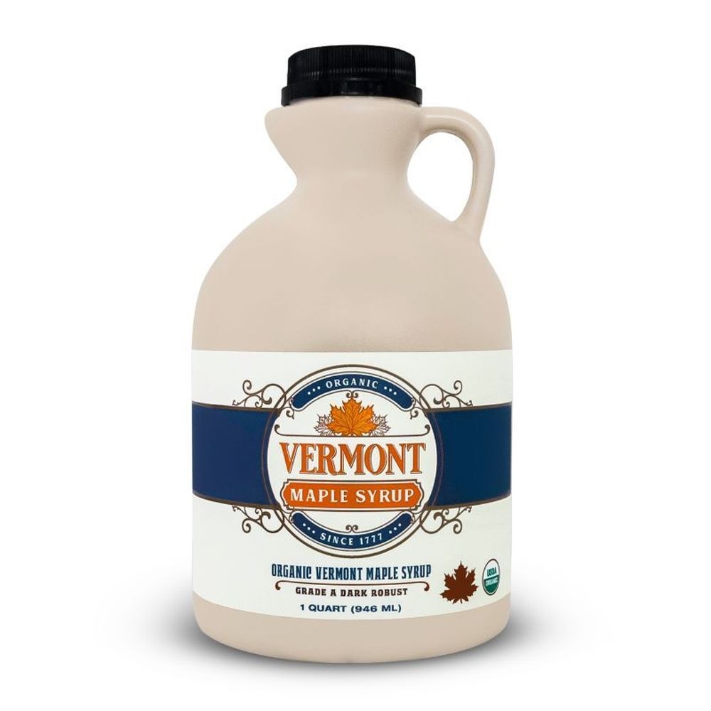 Vermont Maple Syrup Organic Dark Maple Syrup, 32 Ounce -- 12 per case