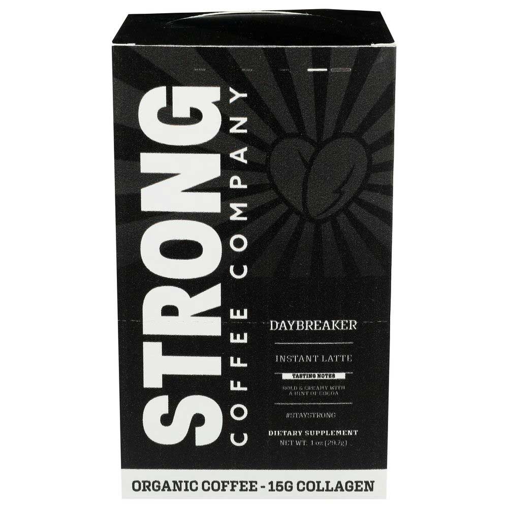Strong Coffee Daybreaker Instant Latte with Cacao, 8.08 Ounce -- 10 per case