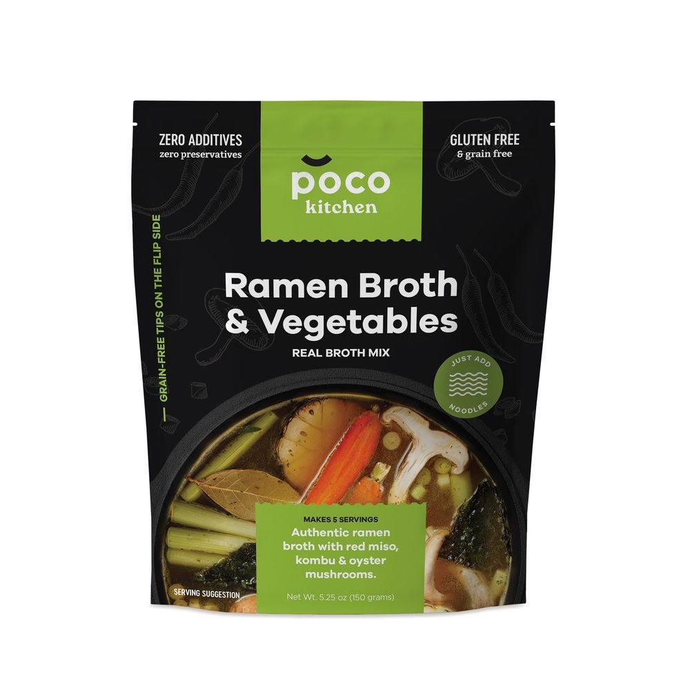 Poco Kitchen Pork and Ginger Ramen Broth, 5.25 Ounce -- 8 per case