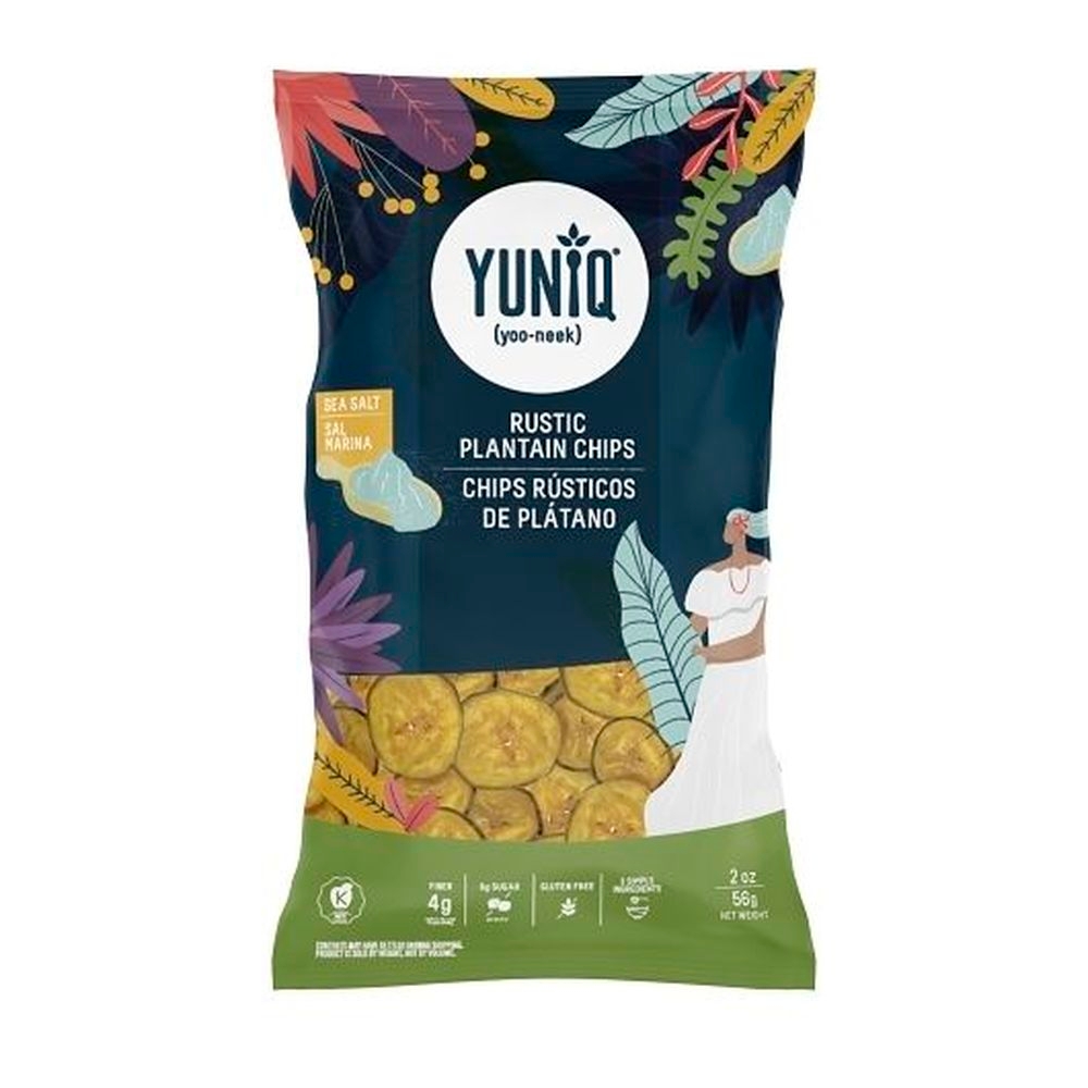 Yuniq Sea Salt Rustic Plantain Chips, 56 Gram -- 6 per case
