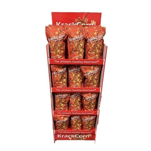 Krackcorn Crunchy and Cheesy Caramel Popcorn, 48 count