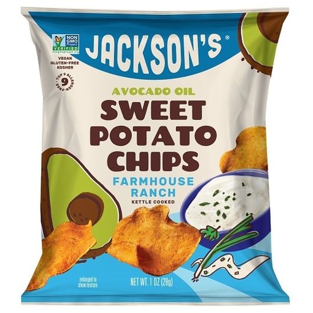 Jacksons Farmhouse Ranch Sweet Potato Chips, 1.5 Ounce -- 12 per case
