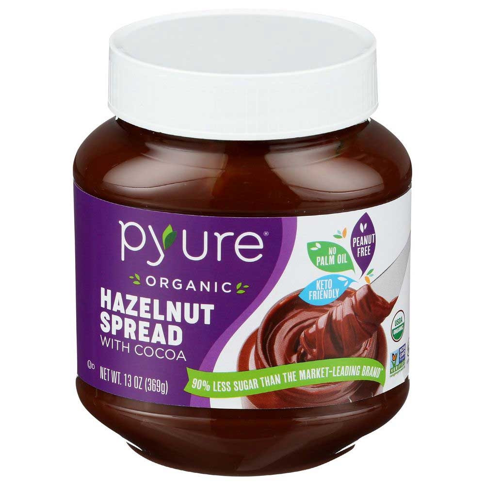Pyure Organic Hazelnut Spread, 13 Ounce -- 6 per case
