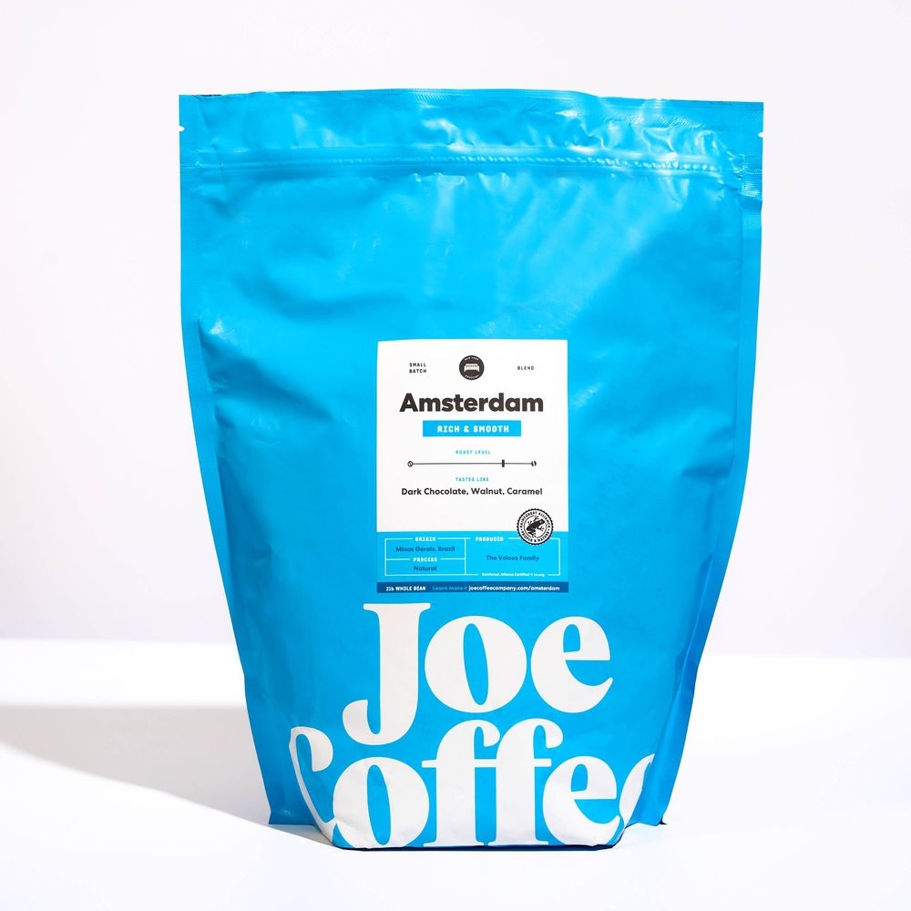 Joe Coffee Amsterdam Whole Bean Coffee, 2 Pound