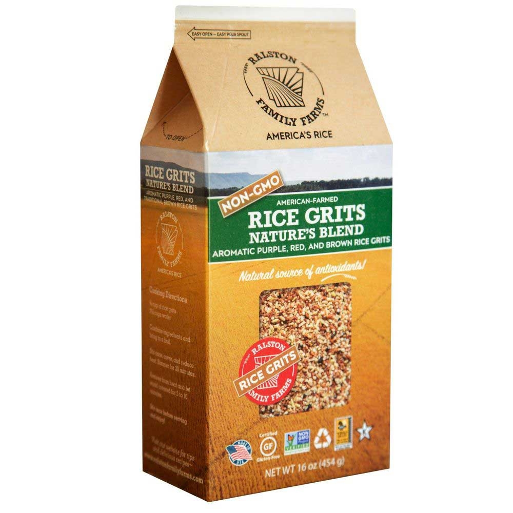 Ralston Family Farms Natures Blend Rice Grits, 16 Ounce -- 6 per case