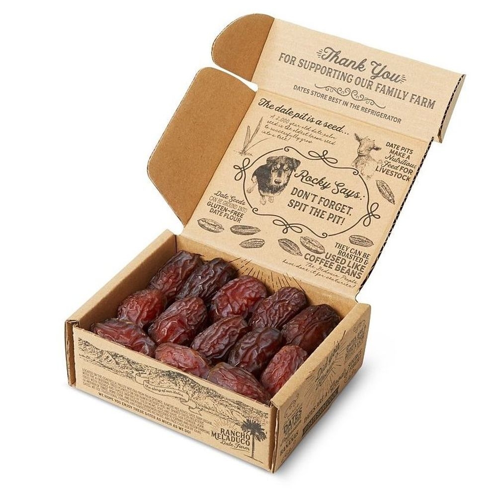 Rancho Meladuco Organic Prime Medjool Dates, 1 Pound -- 12 per case